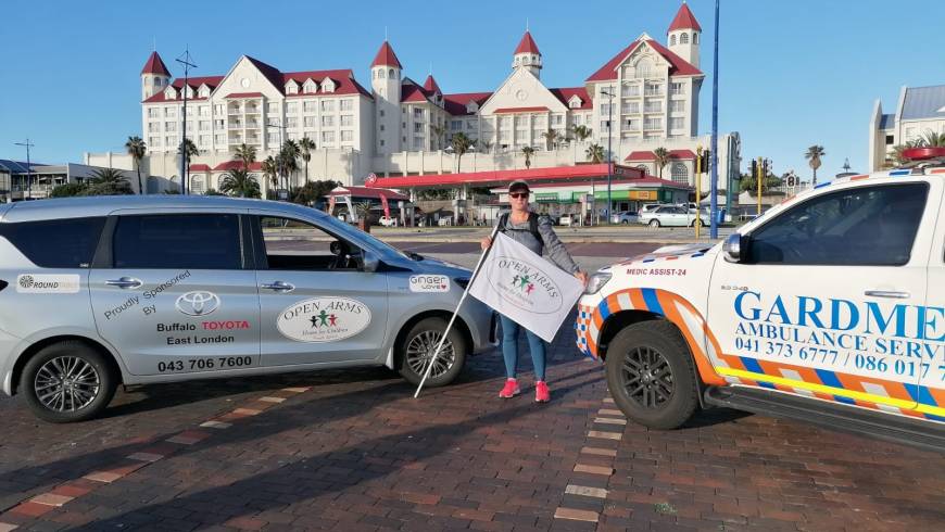 Gardmed sponsors 370km fundraising walk